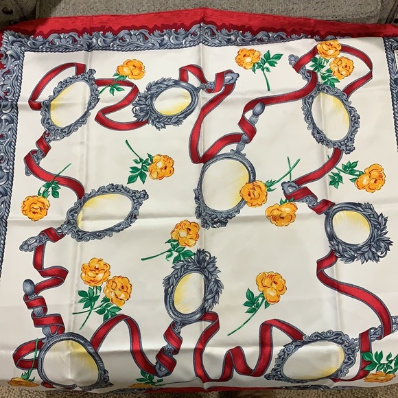 Givenchy 100% Silk Scarf - Picture 3 of 3